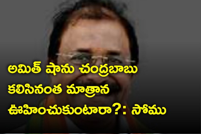 Somu Veerraju on chandrababu meeting with Amith Shah