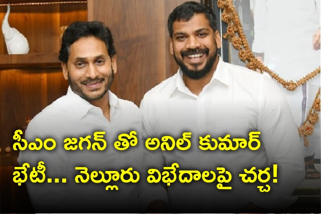 Anil Kumar Yadav met CM Jagan