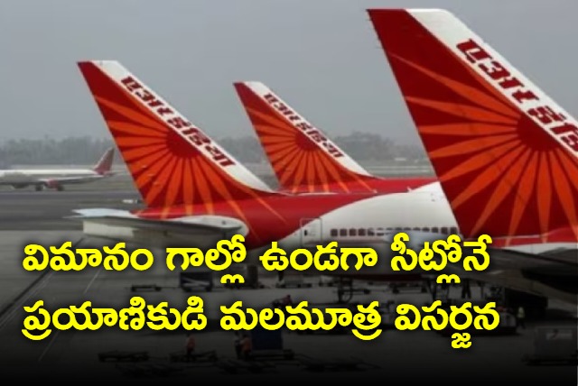 Air India passenger defecates urinates in flight mid air in mumbai delhi flight