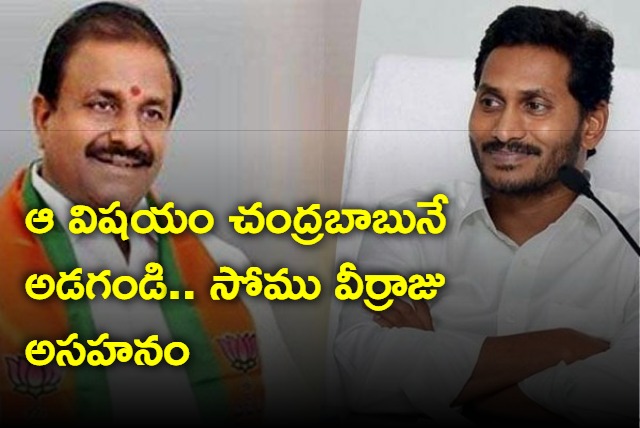 AP BJP Chief Somu Veerraju Says Jagan A Dubbing Artist