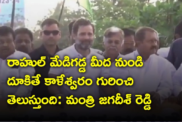 Minister Jagadish Reddy comments on Rahul Gandhi