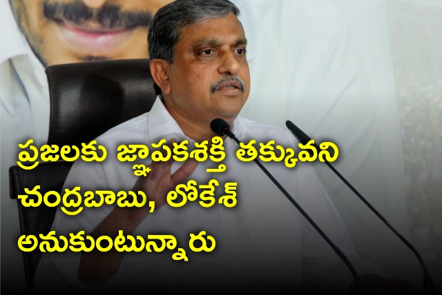 Sajjala take a swipe at TDP top leaders