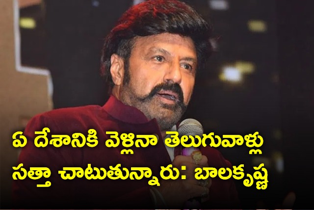 Actor Balakrishna comments in TANA Mahasabhalu 2023