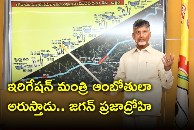 Chandrababu power point presentation on projects in AP