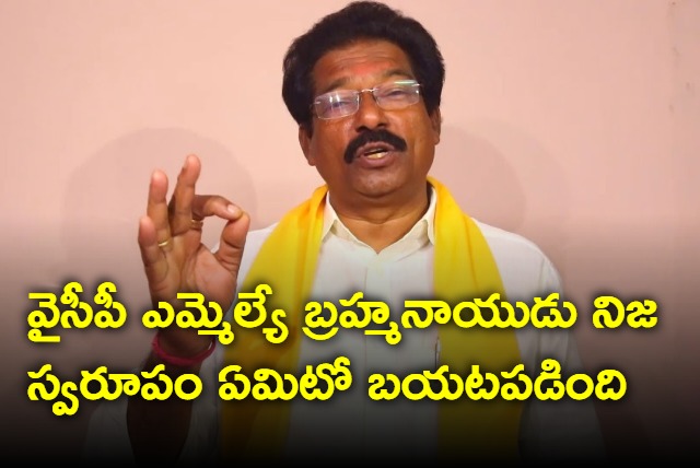 MLA Brahma Naidu character came out says GV Anjaneyulu