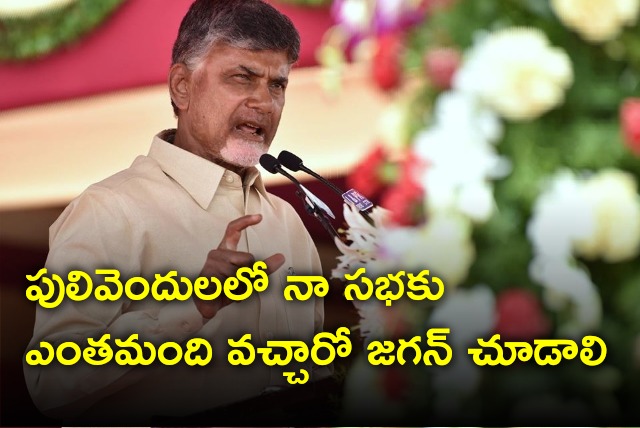 Chandrababu powerful speech in Pulivendula