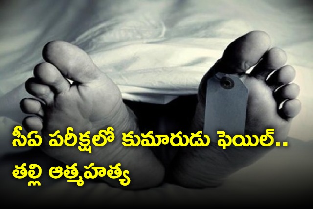 hyderabad woman commits suicide after son fails to clear ca exam 