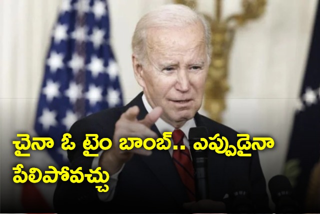 Joe biden calls china a ticking time bomb