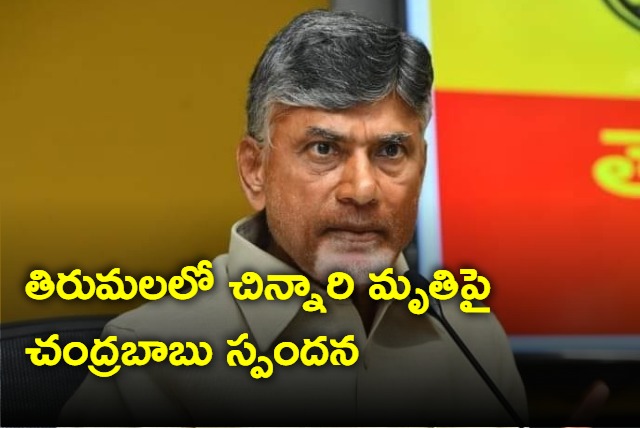 chandrababu responded death of a six year old girl in a leopard attack in tirumala