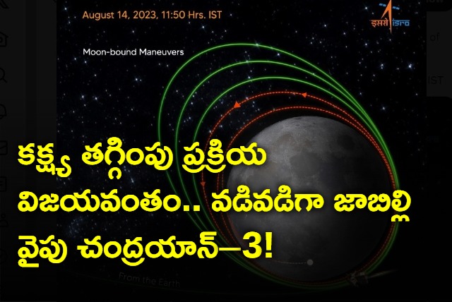 chandrayaan 3 undergoes another orbit reduction maneuver