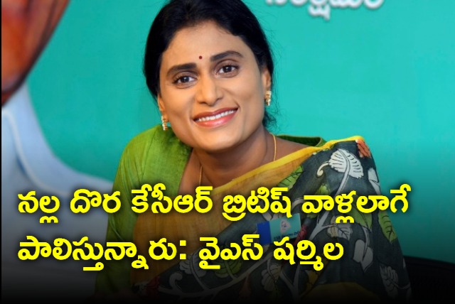 YS Sharmila on Telangana CM KCR