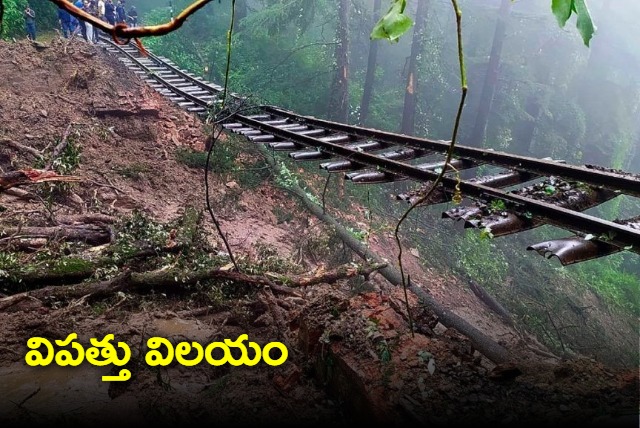 Shimla Toy Trains Hanging Tracks Capture Himachal Devastation