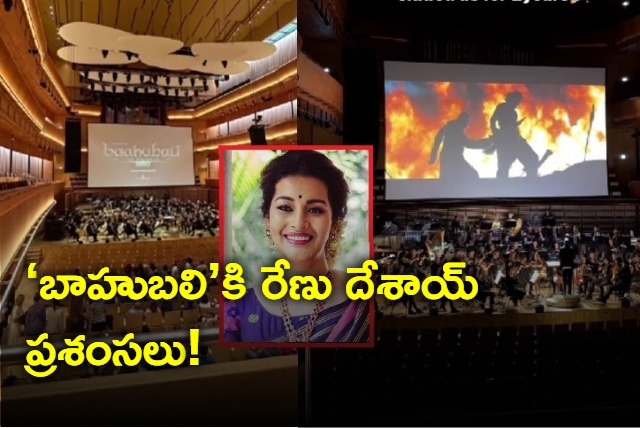 renu desai wishesh to bahubali team from norway 