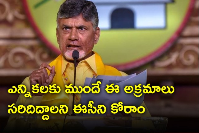 Chandrababu talks to media after meeting with CEC in Delhi