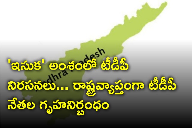 Police house arrests TDP leaders across state 