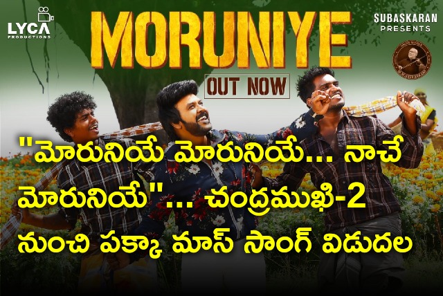 Moruniye song released from Chandramukhi 2