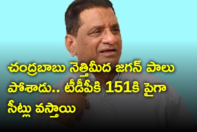 TDP will will 151 seats says Gone Prakash Rao