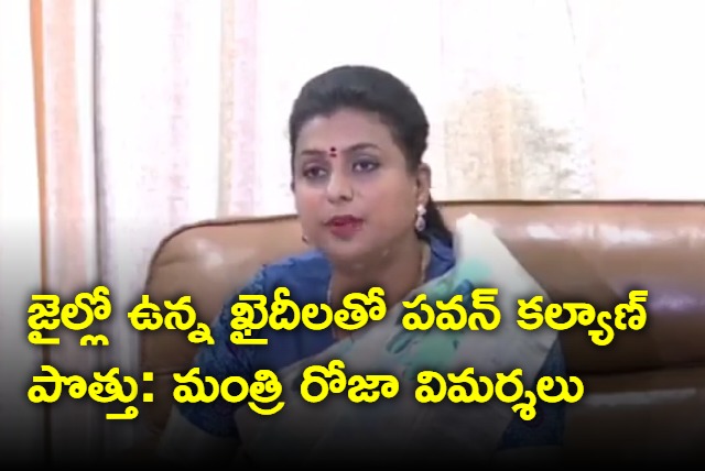 Minister Roja satires on Pawan Kalyan