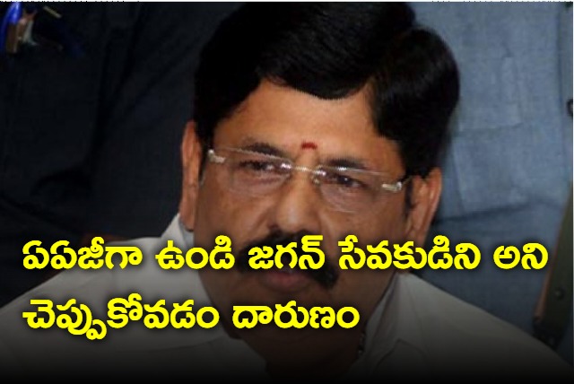 Anam Ramanarayana Reddy fires on AAG Ponnavolu