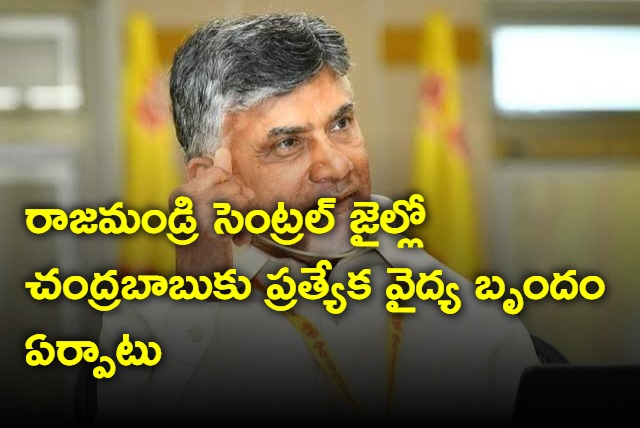 Special medical team for Chandrababu in Jail