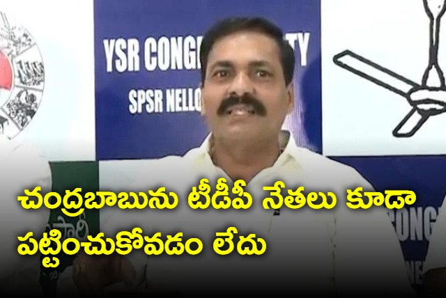 TDP leaders not thinking about Chandrababu says Kakani