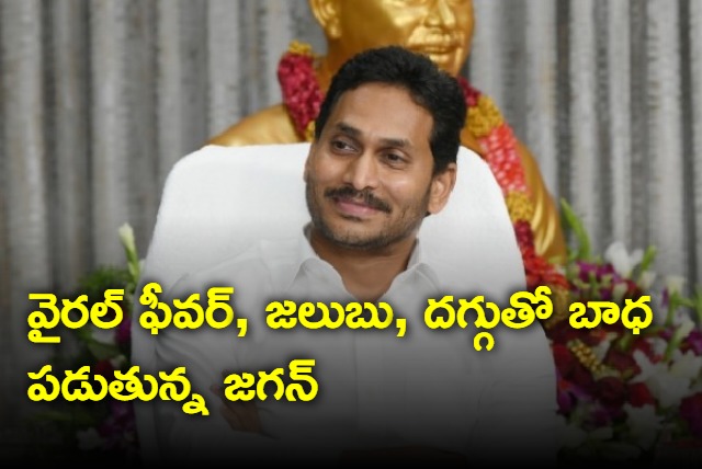 CM Jagan is suffering from viral fever