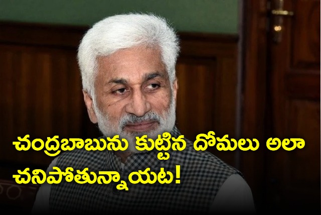 Vijaya Sai Reddy satire on Chandrababu Naidu