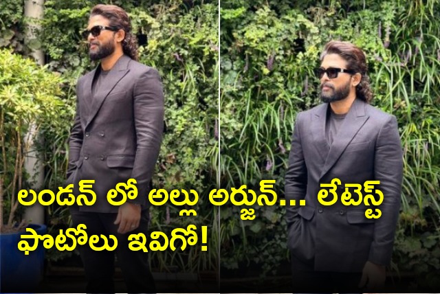 Allu Arjun shares his latest pics from London