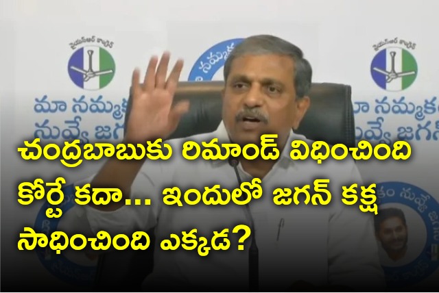 Sajjala press meet on Chandrababu issue 