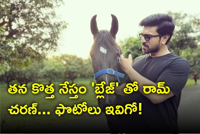 Ram Charan introduced his new friend Blaze