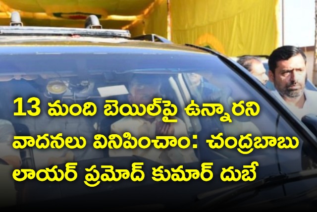 Chandrababu lawyer on bail petition