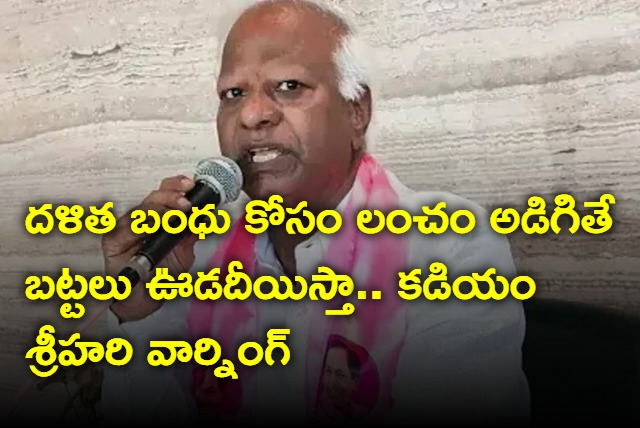 Dont Give Bribes To Anyone For Welfare Schemes Kadiam Srihari Hot Comments