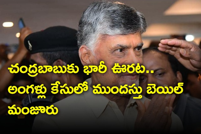 AP High Court grants anticipatory bail to Chandrababu in Angallu case