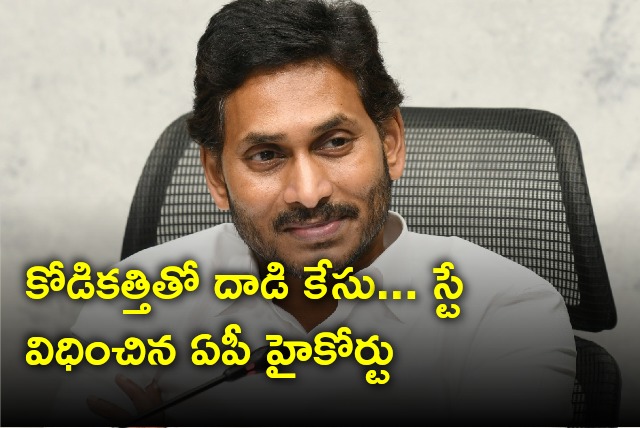 AP High Court stays CM Jagan case