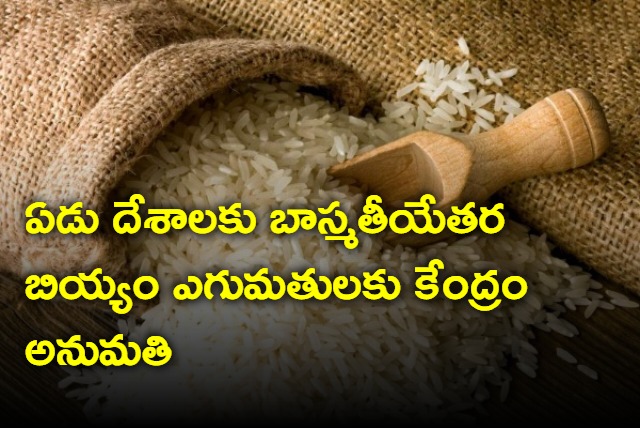 India allows non basmati rice exports to another 7 countries