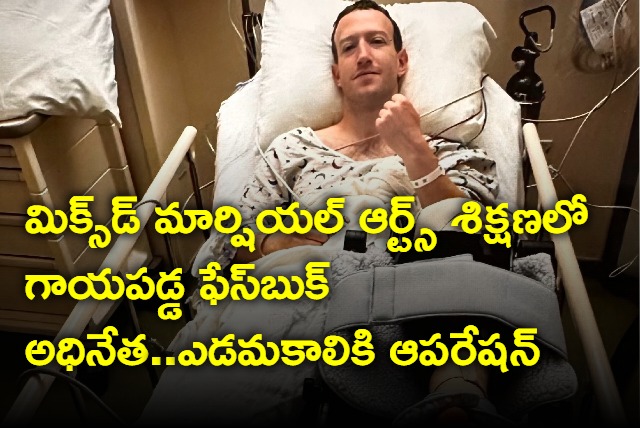 Mark Zuckerberg shares pic from hospital bed after surgery for sparring injury following Elon Musks latest challenge