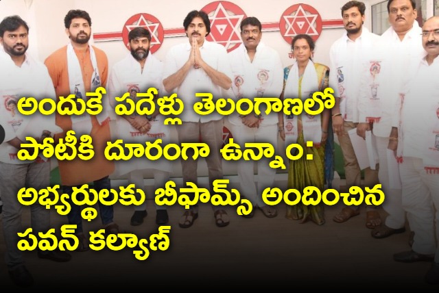 Pawan Kalyan reveals why he was not contested in telangana for ten years