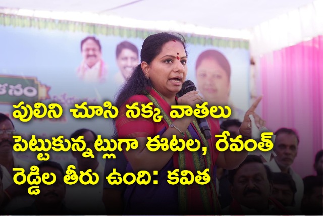 Kavitha lashes out at Etala Rajender and Revanth Reddy