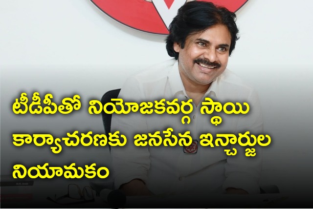 Pawan Kalyan approves Janasena constituency level incharges appointment for better coordination with TDP