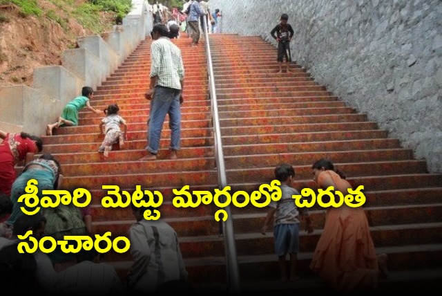 Leopard sighted on Srivari Mettu walkway TTD restricts movement of piligrims