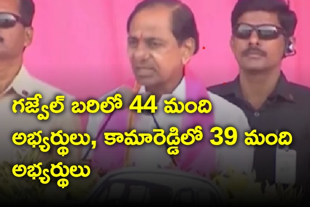 44 candidates are contesting from Gajwel