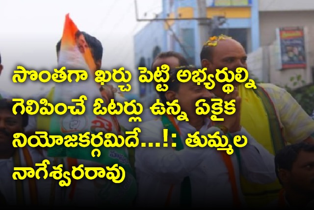 Tummala Nageswara Rao interesting comments