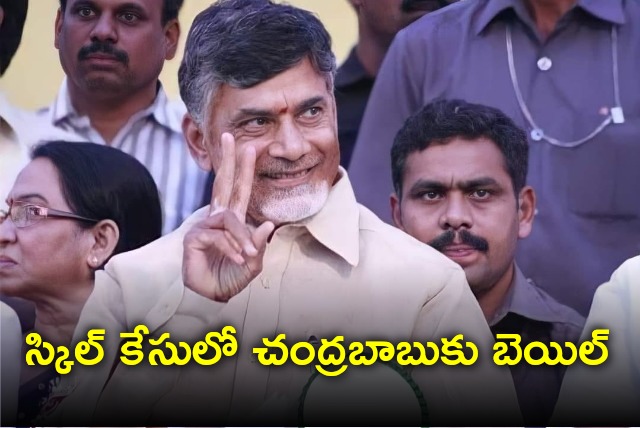 AP High Court granted bail to Chandrababu in skill case