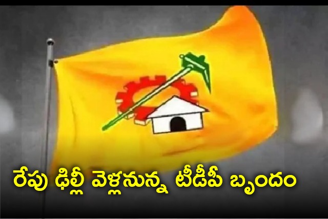 TDP leaders will go to Delhi tomorrow