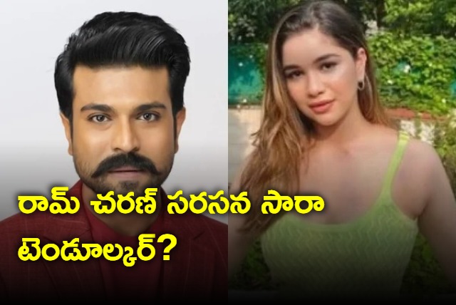 Sara Tendulkar to pair with Ramcharan in Buchibabu movie