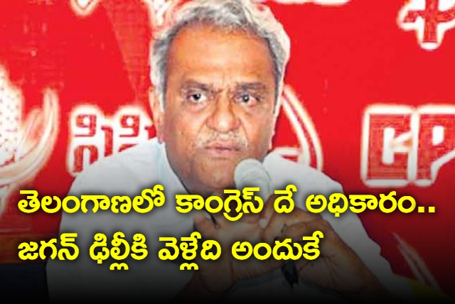 Congress will win in Telangana elections says CPI Narayana