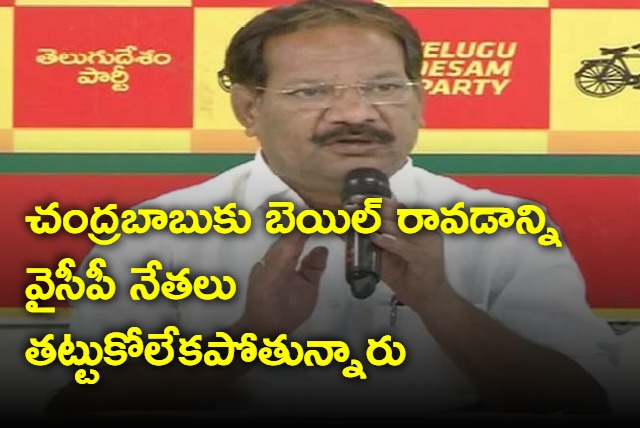 YSRCP leaders are not digesting Chandrababu bail says Nakka Anand Babu