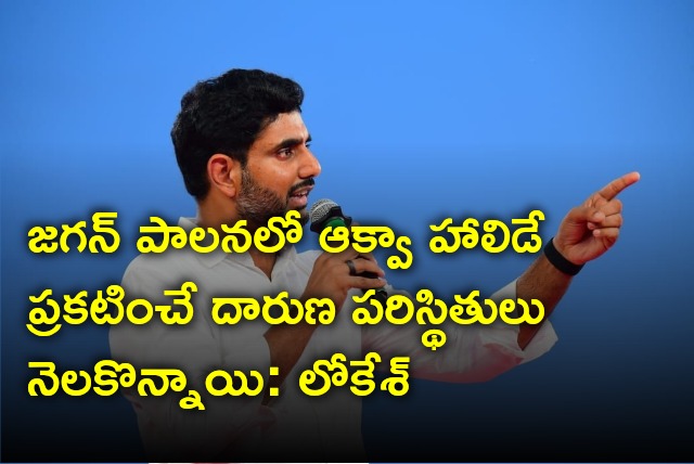 Lokesh held meeting with aqua farmers 