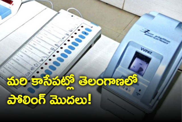 Polling in Telangana to begin shortly