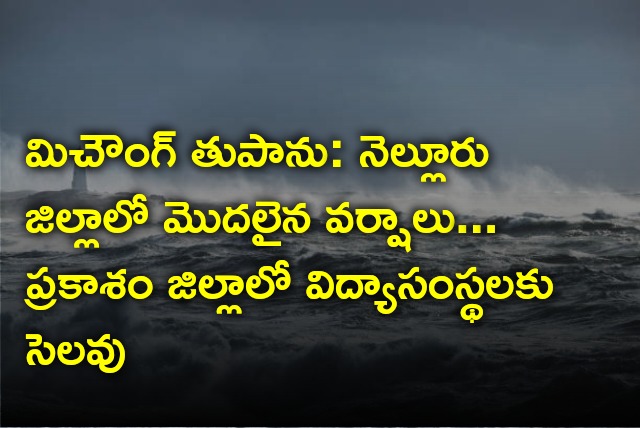 Nellore witnessed heavy rains due to deep depression